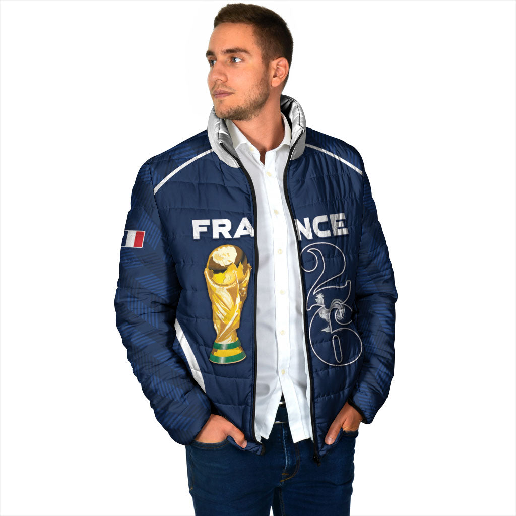 Custom France Football 2026 Padded Jacket Road To Champions