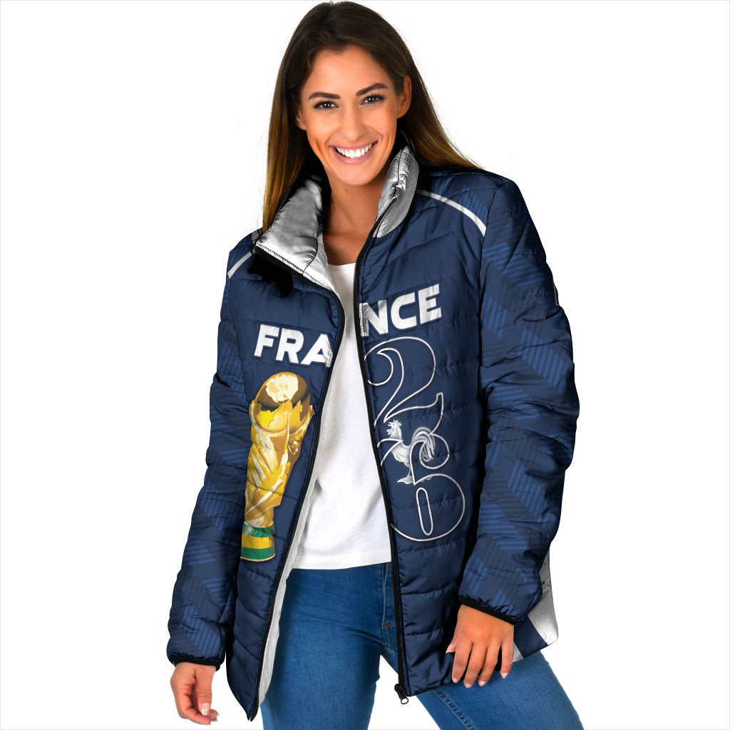 Custom France Football 2026 Padded Jacket Road To Champions