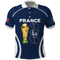 Custom France Football 2026 Polo Shirt Road To Champions