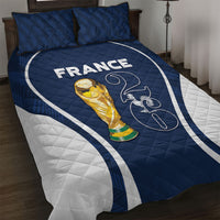 France Football 2026 Quilt Bed Set Road To Champions