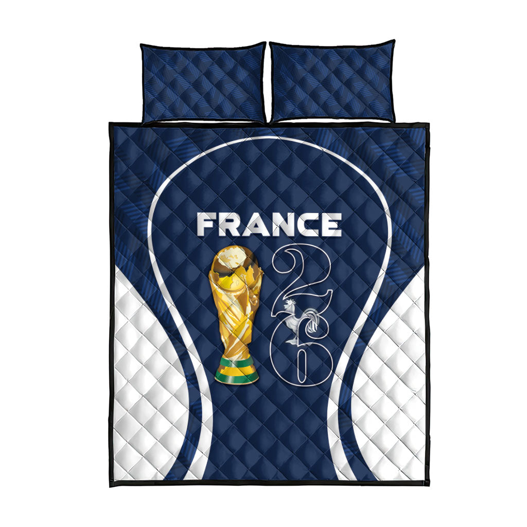 France Football 2026 Quilt Bed Set Road To Champions