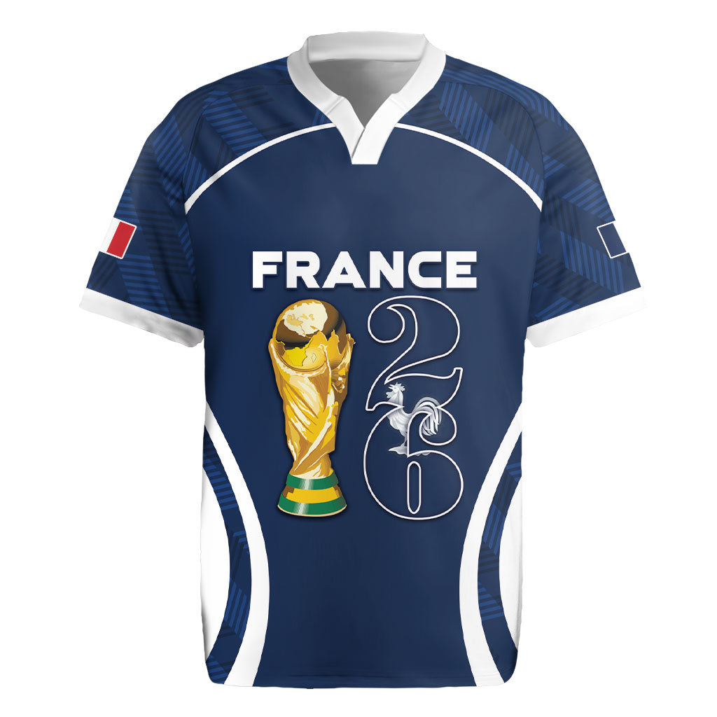 Custom France Football 2026 Rugby Jersey Road To Champions