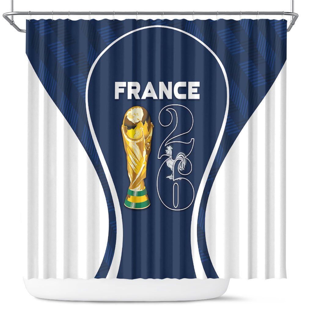 France Football 2026 Shower Curtain Road To Champions