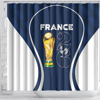 France Football 2026 Shower Curtain Road To Champions