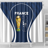 France Football 2026 Shower Curtain Road To Champions