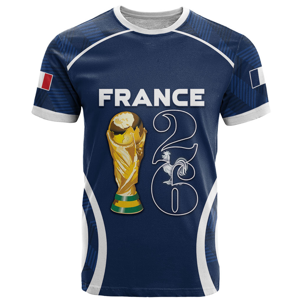 Custom France Football 2026 T Shirt Road To Champions
