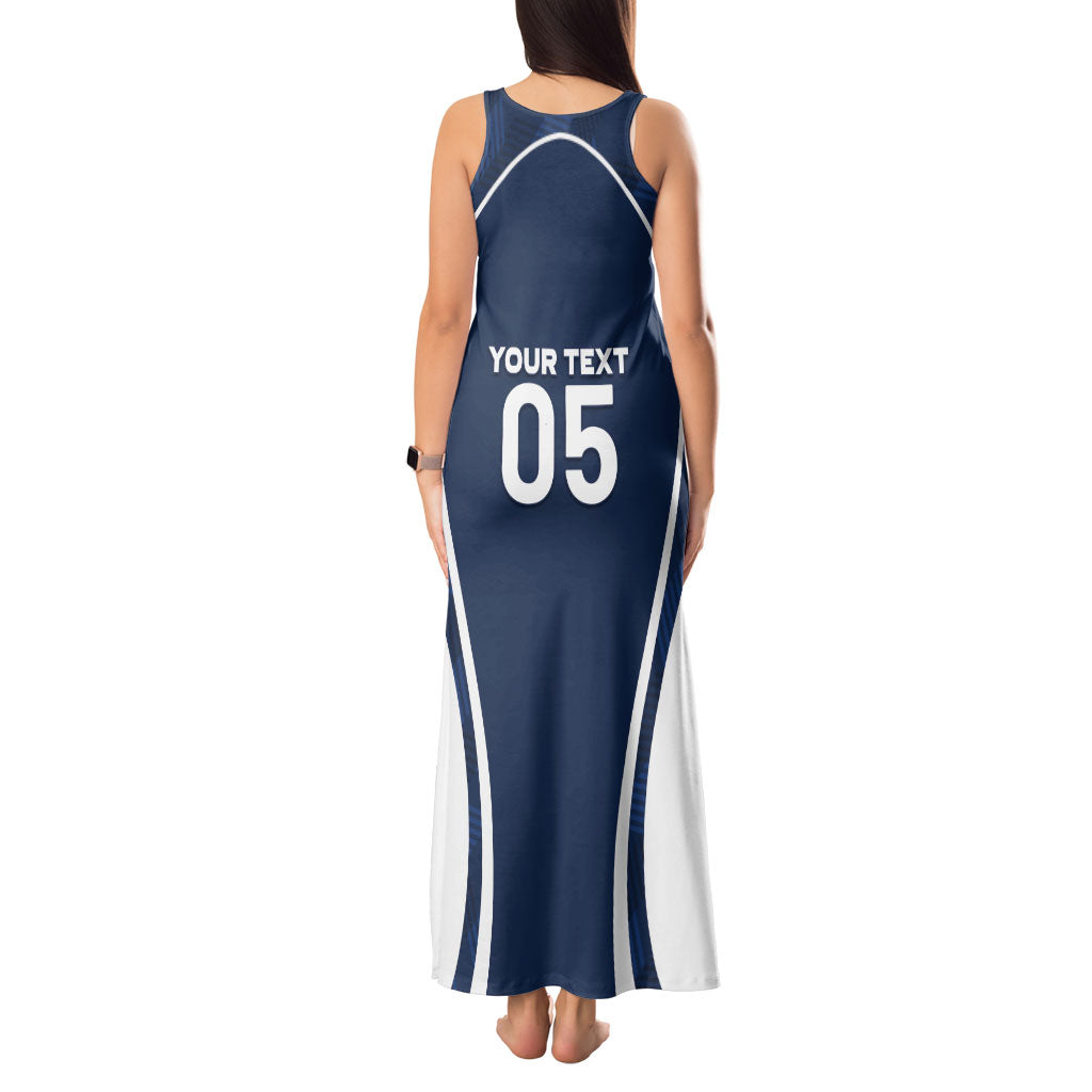 Custom France Football 2026 Tank Maxi Dress Road To Champions