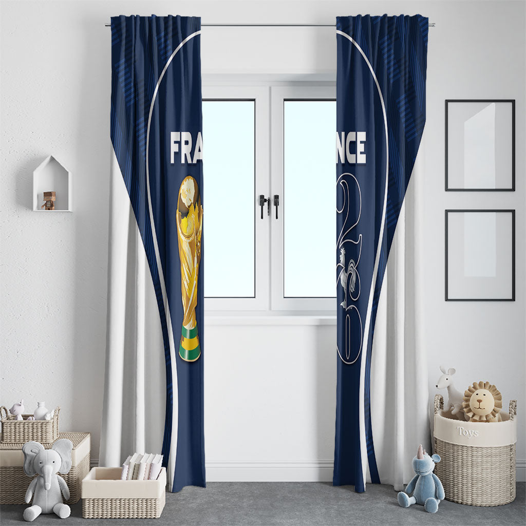 France Football 2026 Window Curtain Road To Champions