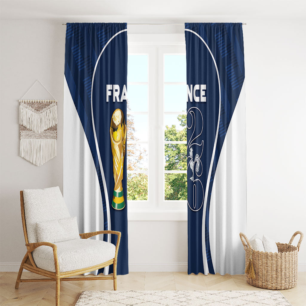 France Football 2026 Window Curtain Road To Champions