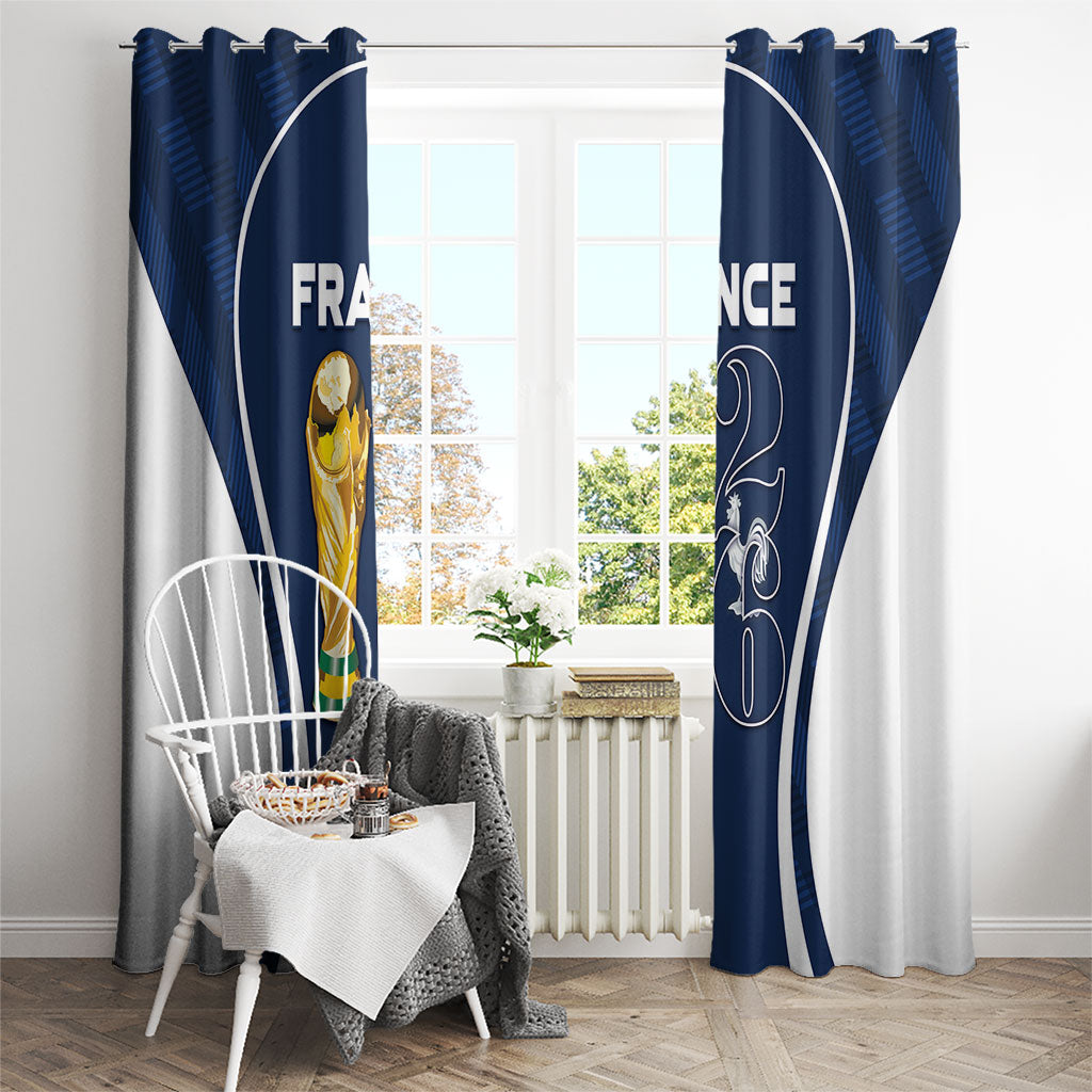 France Football 2026 Window Curtain Road To Champions