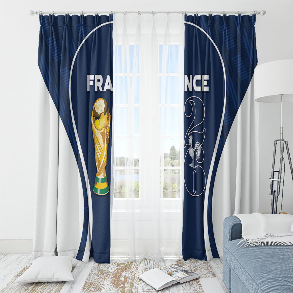 France Football 2026 Window Curtain Road To Champions
