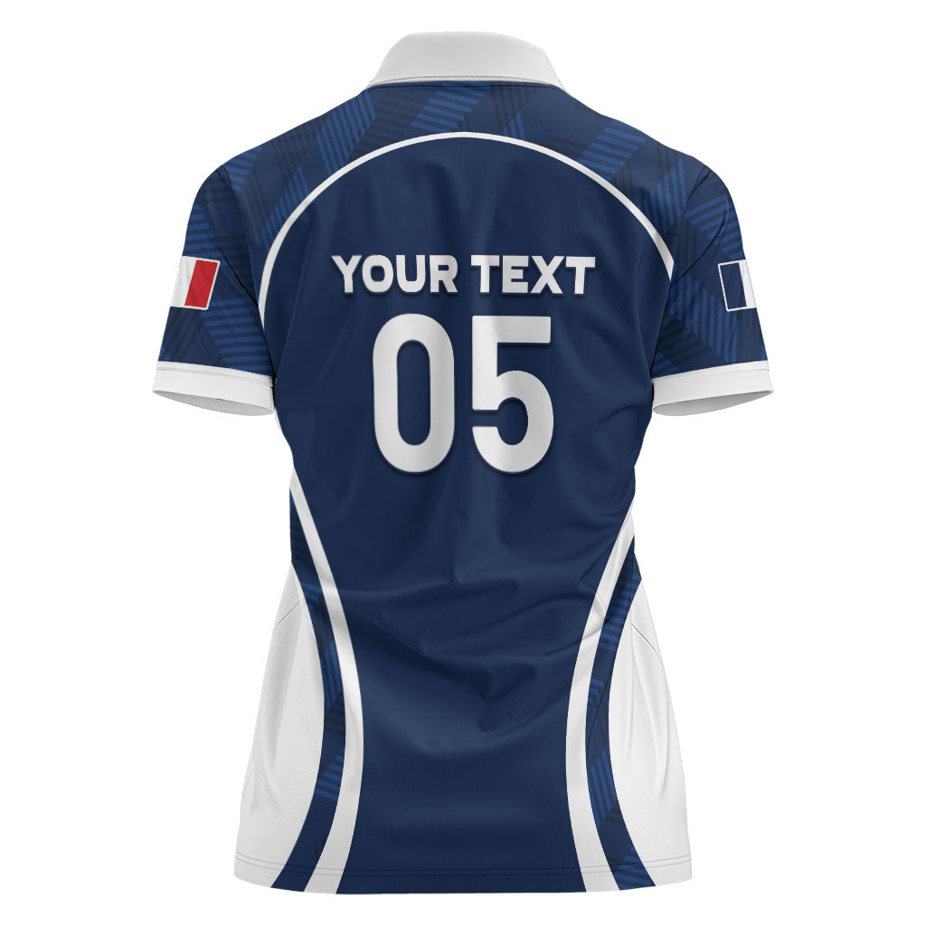 Custom France Football 2026 Women Polo Shirt Road To Champions