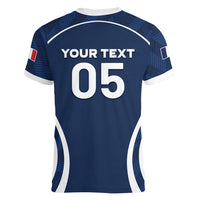 Custom France Football 2026 Women V-Neck T-Shirt Road To Champions