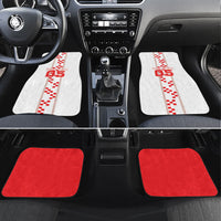 Custom Croatia Football 2026 Car Mats Hrvatska Vatreni Checkerboard Style