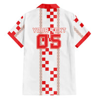 Custom Croatia Football 2026 Hawaiian Shirt Hrvatska Vatreni Checkerboard Style