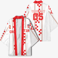 Custom Croatia Football 2026 Kimono Hrvatska Vatreni Checkerboard Style
