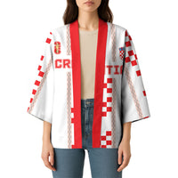 Custom Croatia Football 2026 Kimono Hrvatska Vatreni Checkerboard Style