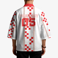 Custom Croatia Football 2026 Kimono Hrvatska Vatreni Checkerboard Style