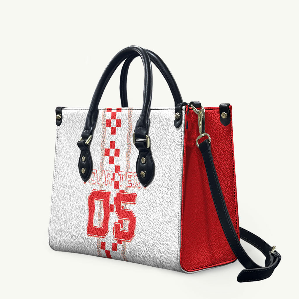 Custom Croatia Football 2026 Leather Bag Hrvatska Vatreni Checkerboard Style