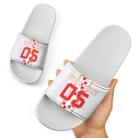Custom Croatia Football 2026 Slide Sandals Hrvatska Vatreni Checkerboard Style