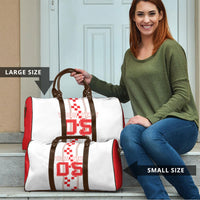 Custom Croatia Football 2026 Travel Bag Hrvatska Vatreni Checkerboard Style