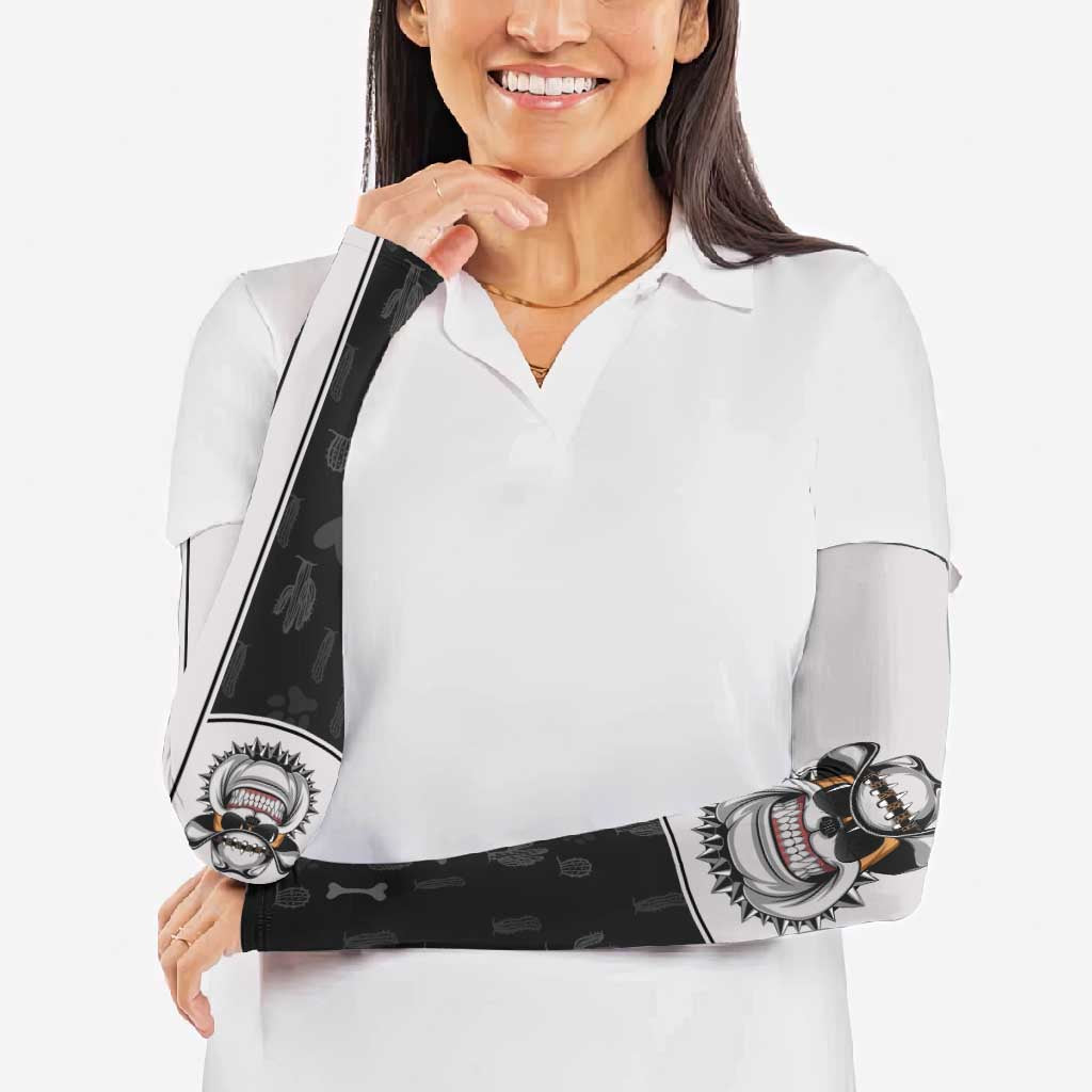 Cowdog Arm Sleeves Cowboy Bulldog Retro Western Yoke - Wonder Print Shop