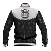 Cowdog Baseball Jacket Cowboy Bulldog Retro Western Yoke - Wonder Print Shop