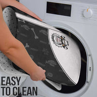 Cowdog Bathroom Set Cowboy Bulldog Retro Western Yoke - Wonder Print Shop