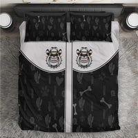 Cowdog Bedding Set Cowboy Bulldog Retro Western Yoke - Wonder Print Shop