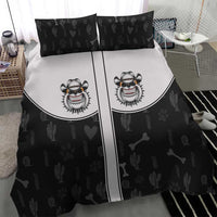 Cowdog Bedding Set Cowboy Bulldog Retro Western Yoke - Wonder Print Shop