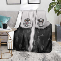 Cowdog Blanket Cowboy Bulldog Retro Western Yoke - Wonder Print Shop