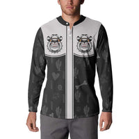 Cowdog Button Sweatshirt Cowboy Bulldog Retro Western Yoke - Wonder Print Shop