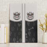 Cowdog Canvas Wall Art Cowboy Bulldog Retro Western Yoke - Wonder Print Shop