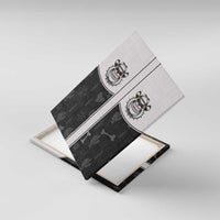 Cowdog Canvas Wall Art Cowboy Bulldog Retro Western Yoke - Wonder Print Shop