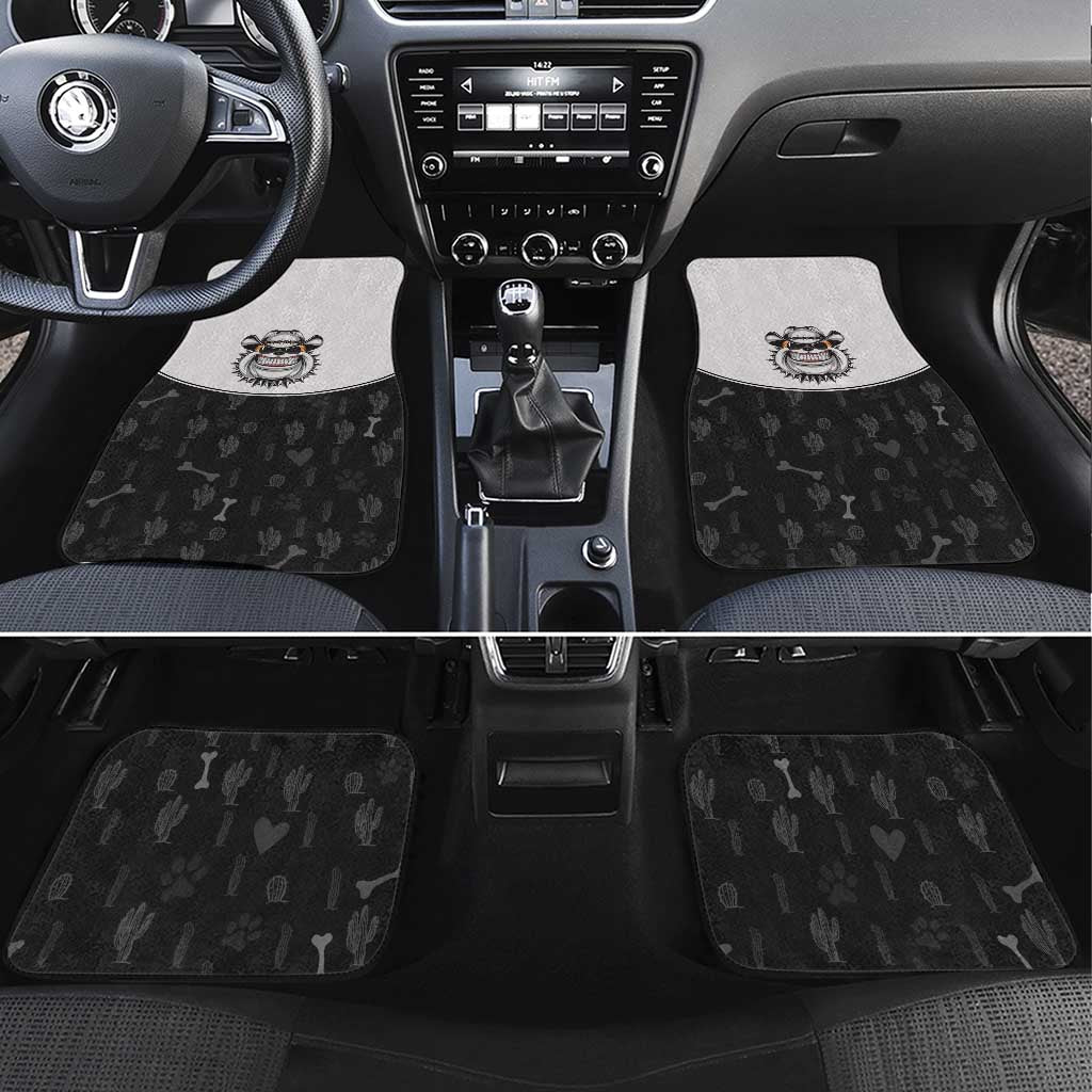 Cowdog Car Mats Cowboy Bulldog Retro Western Yoke - Wonder Print Shop