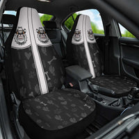 Cowdog Car Seat Cover Cowboy Bulldog Retro Western Yoke - Wonder Print Shop