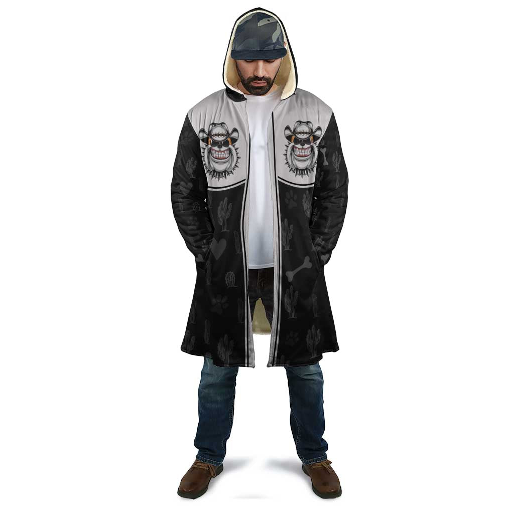 Cowdog Cloak Cowboy Bulldog Retro Western Yoke - Wonder Print Shop