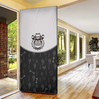 Cowdog Door Cover Cowboy Bulldog Retro Western Yoke - Wonder Print Shop