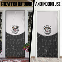 Cowdog Door Cover Cowboy Bulldog Retro Western Yoke - Wonder Print Shop