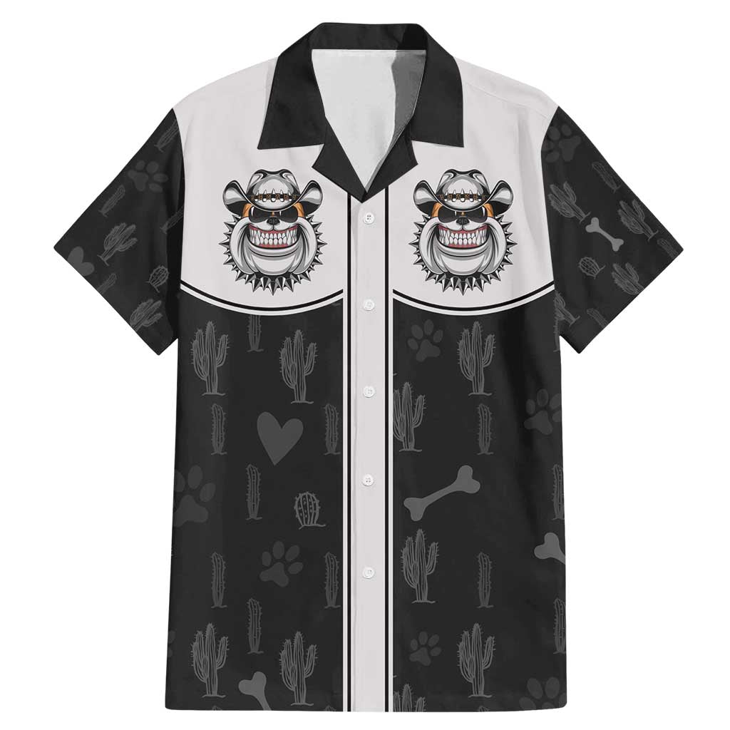 Cowdog Family Matching Mermaid Dress and Hawaiian Shirt Cowboy Bulldog Retro Western Yoke - Wonder Print Shop