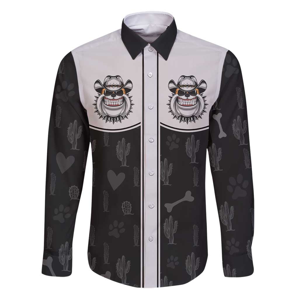 Cowdog Family Matching Summer Maxi Dress and Hawaiian Shirt Cowboy Bulldog Retro Western Yoke - Wonder Print Shop