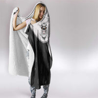 Cowdog Hooded Blanket Cowboy Bulldog Retro Western Yoke - Wonder Print Shop