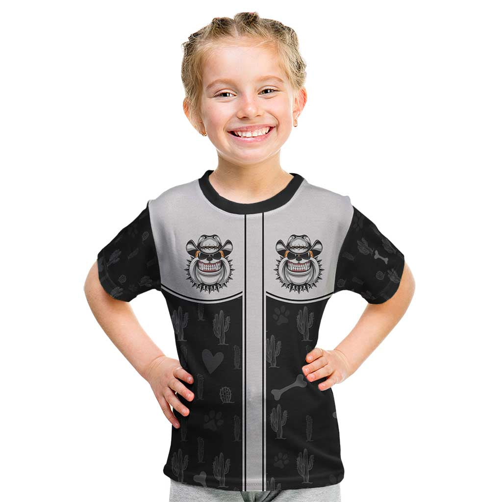 Cowdog Kid T Shirt Cowboy Bulldog Retro Western Yoke - Wonder Print Shop