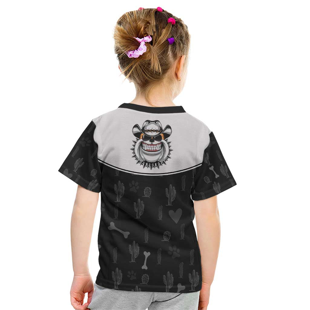Cowdog Kid T Shirt Cowboy Bulldog Retro Western Yoke - Wonder Print Shop