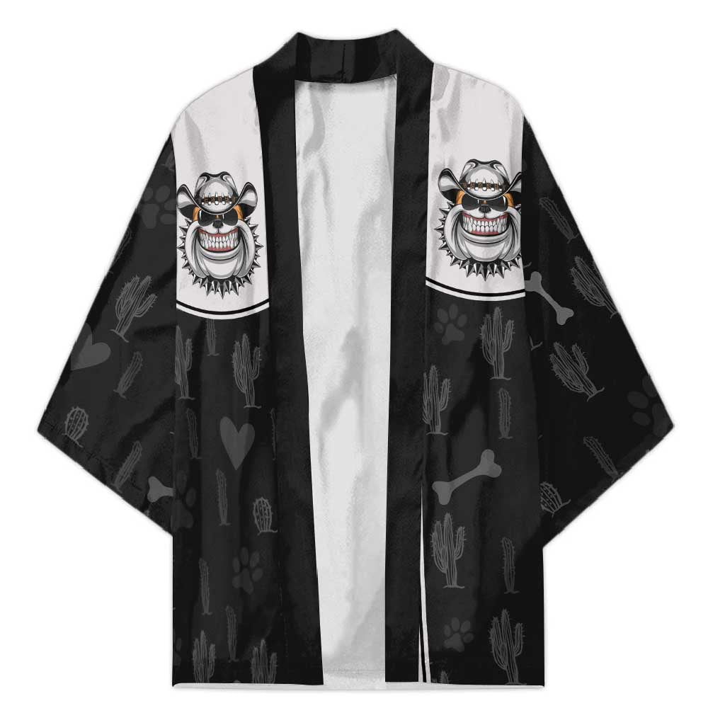 Cowdog Kimono Cowboy Bulldog Retro Western Yoke - Wonder Print Shop