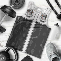 Cowdog Men Tank Top Cowboy Bulldog Retro Western Yoke - Wonder Print Shop