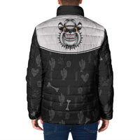 Cowdog Padded Jacket Cowboy Bulldog Retro Western Yoke - Wonder Print Shop