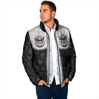 Cowdog Padded Jacket Cowboy Bulldog Retro Western Yoke - Wonder Print Shop