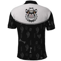 Cowdog Polo Shirt Cowboy Bulldog Retro Western Yoke - Wonder Print Shop