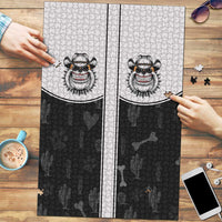 Cowdog Puzzle Cowboy Bulldog Retro Western Yoke - Wonder Print Shop